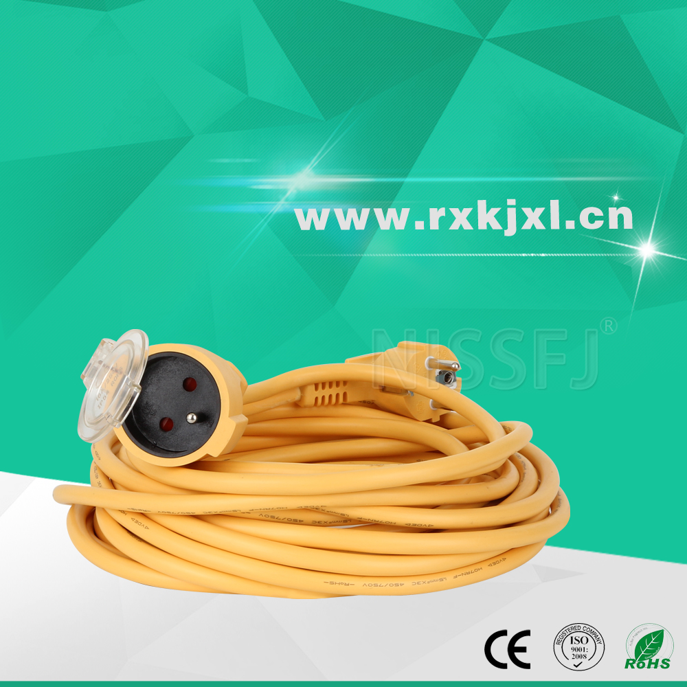 French type IP44 waterproof extension cord